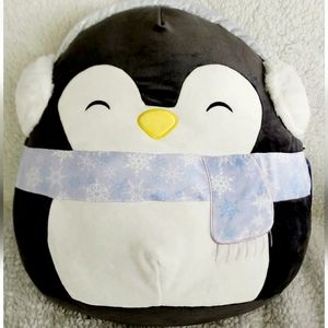 NEW SQUISHMALLOWS LUNA PENGUIN PLUSH BIG 16" Stuffed Animal Squishy Toy